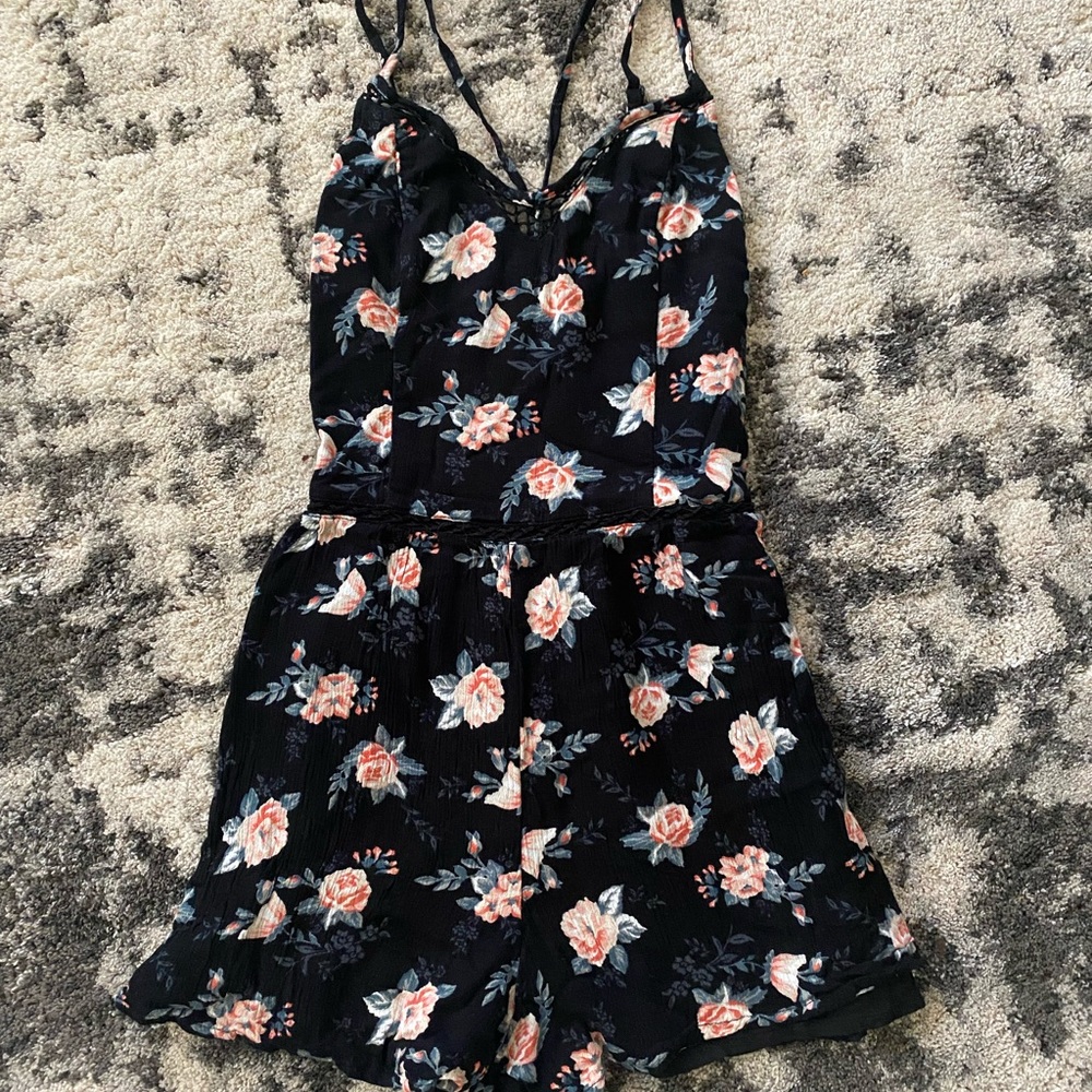 Hollister floral romper